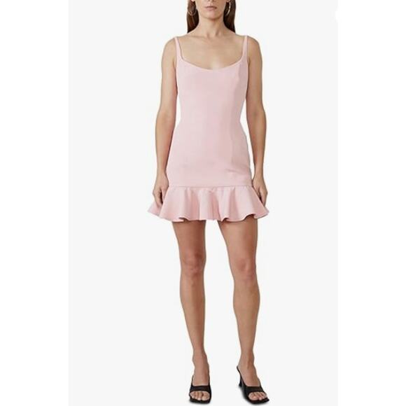 BARDOT Womens Gigi Mini Dress US 12 XL Pink Blossom Sleeveless NWT - Picture 2 of 12